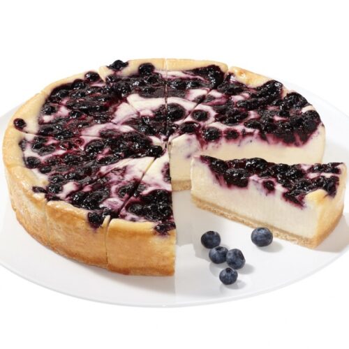 Blueberry cheesecake ø 24 cm, 14 punten